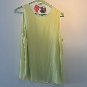 Ted Baker London Light Green Sleeveless Top